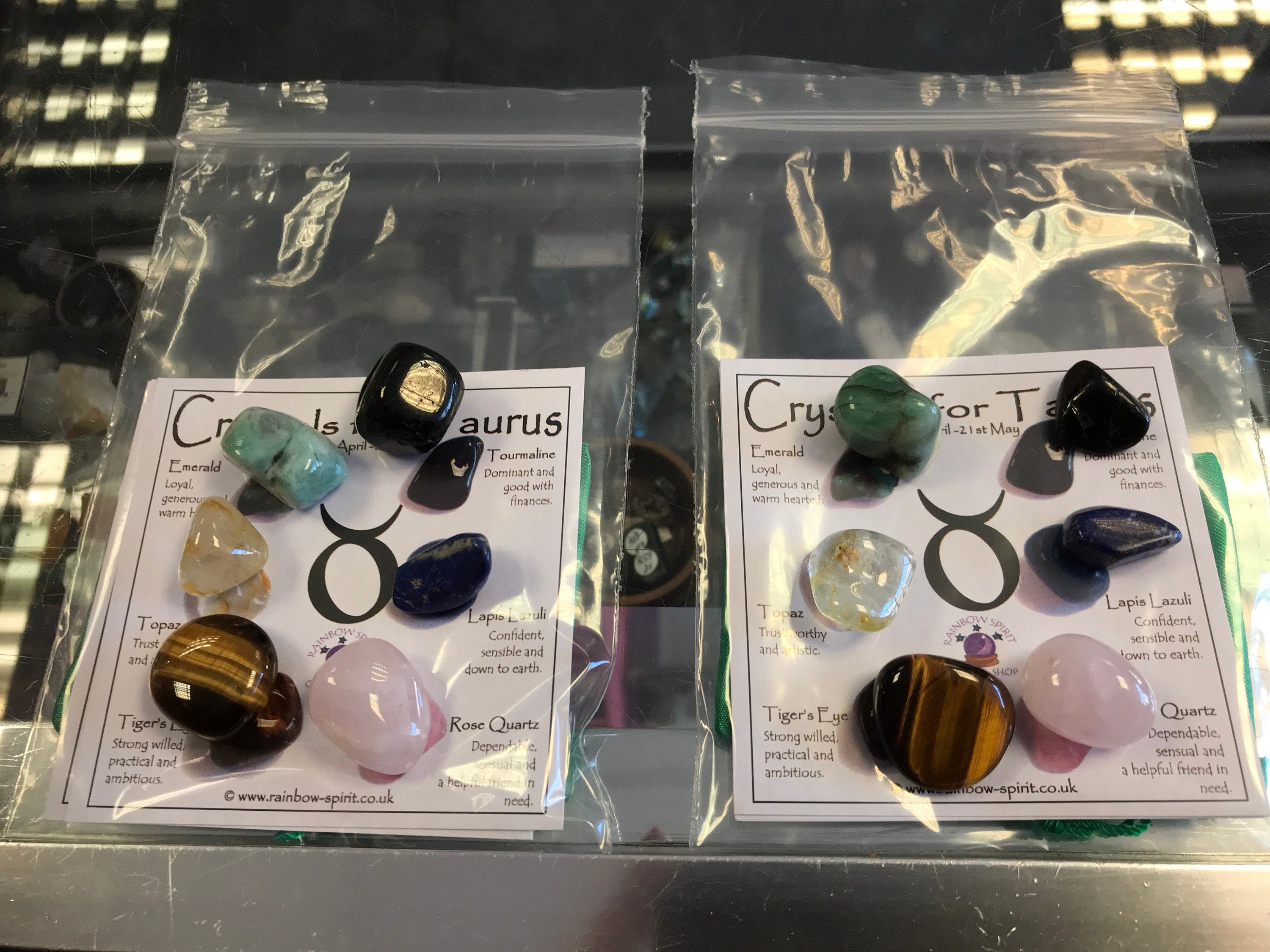 Taurus Birthstones Crystal Set