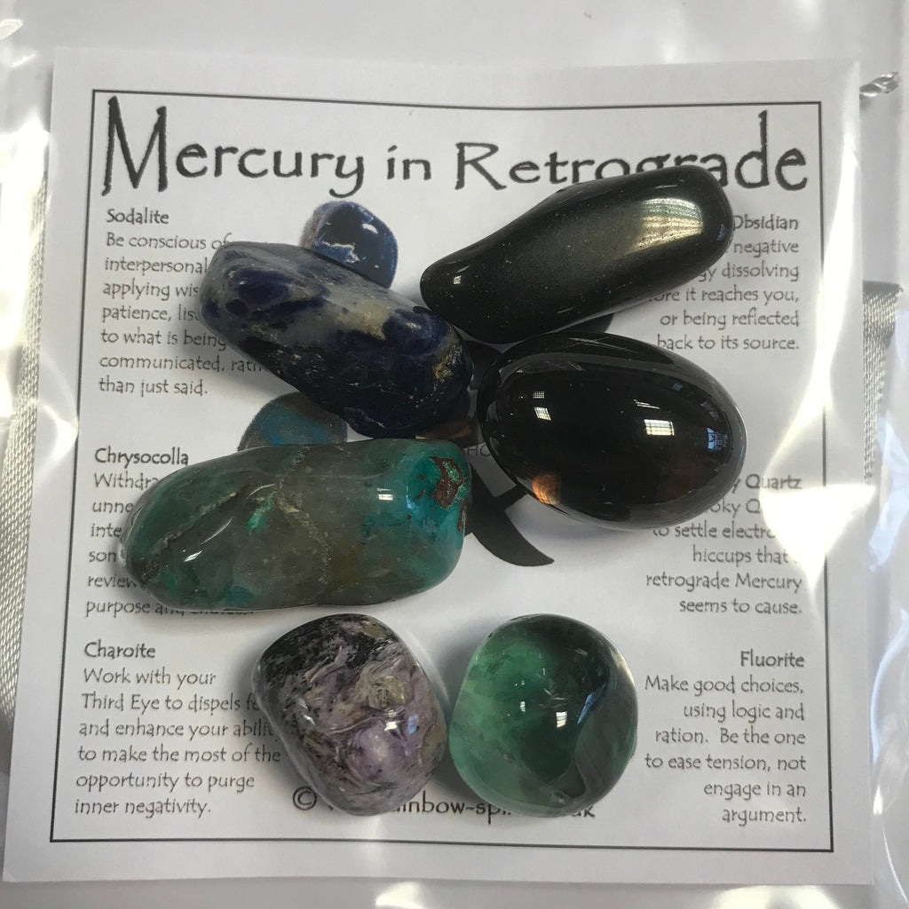 Mercury in Retrograde Crystal Set