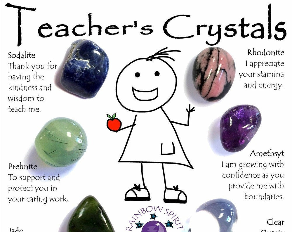 Teacher's Gift Crystal Set